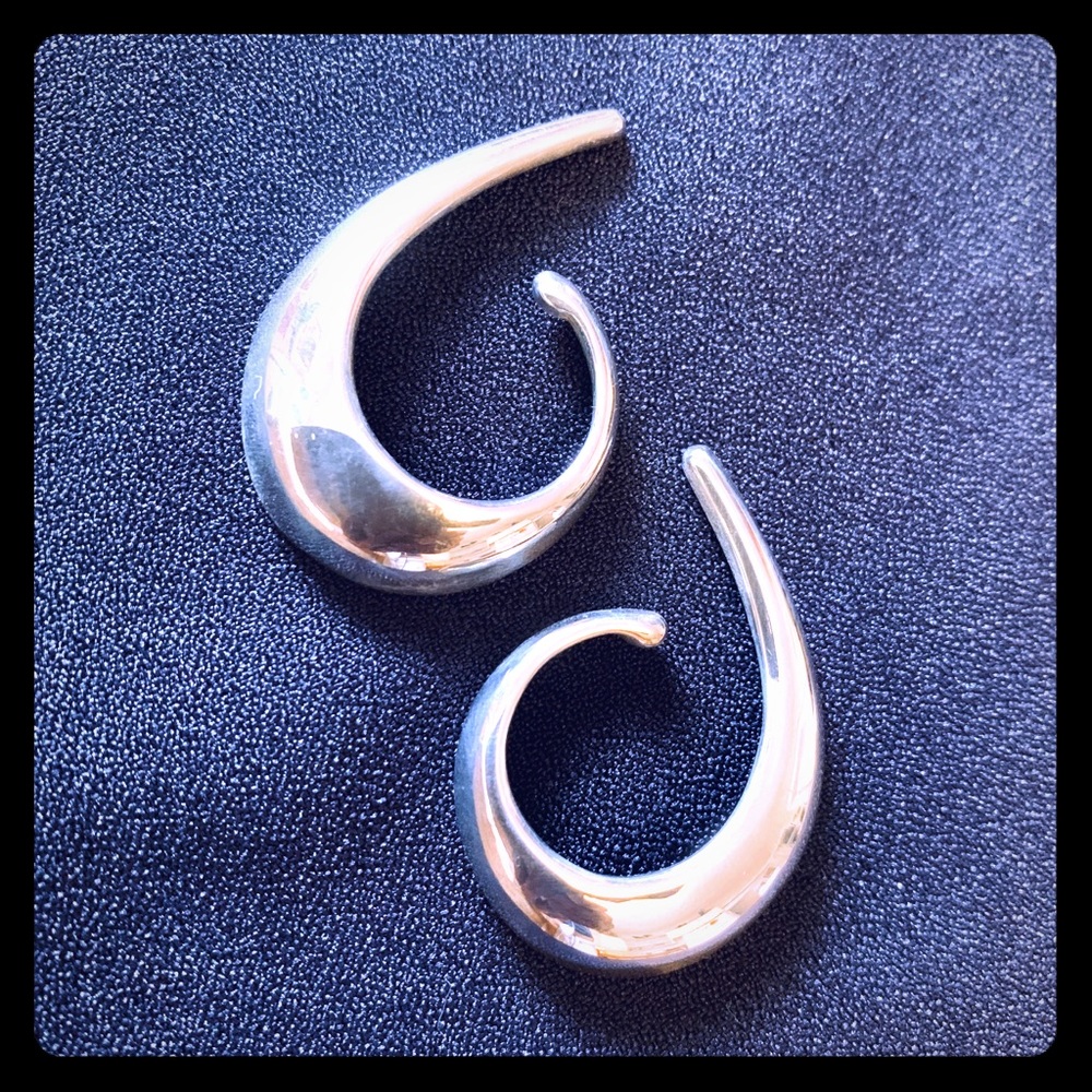 Solid sterling silver Earrings for non- pierced ears!